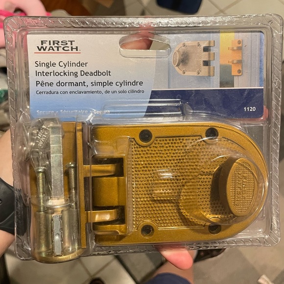 first watch Other Single Cylinder Interlocking Deadbolt Poshmark